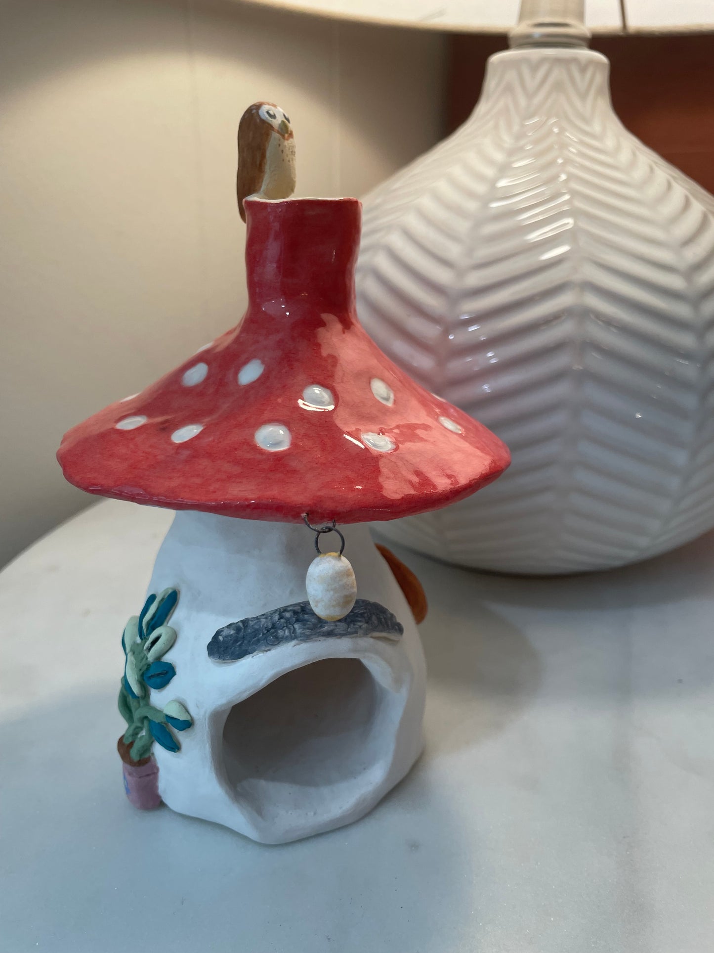 Ceramic incense burner