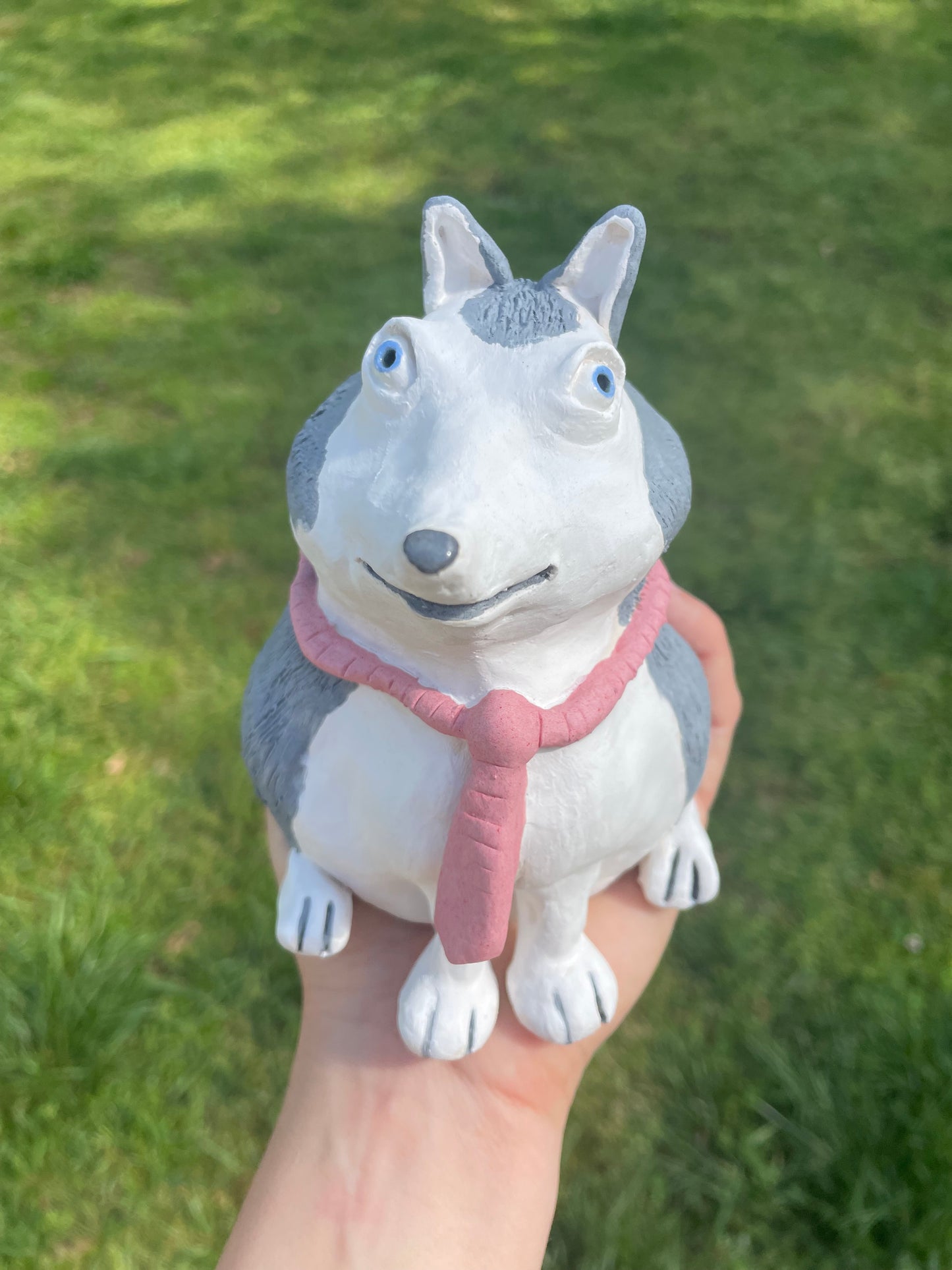 Ceramic husky