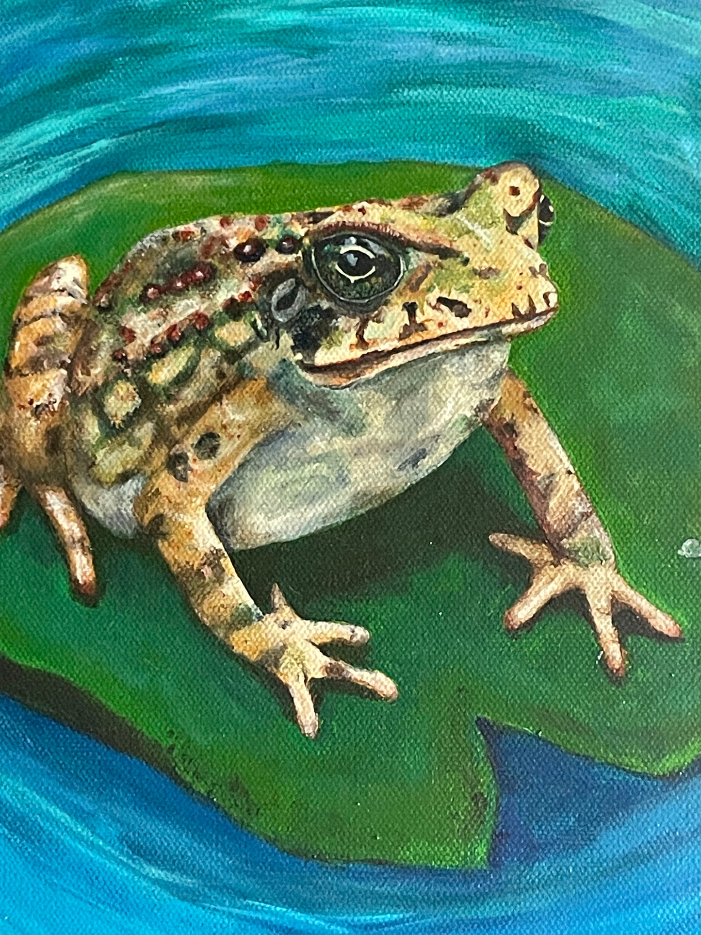 Toad painting