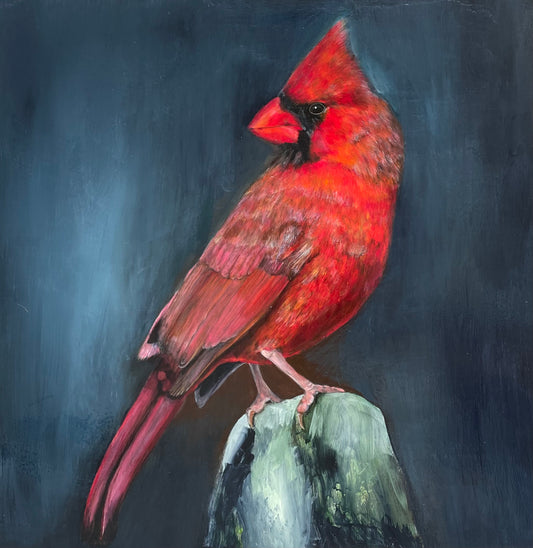 Cardinal painting