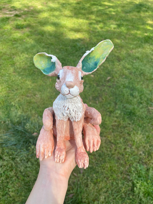 Ceramic jack rabbit